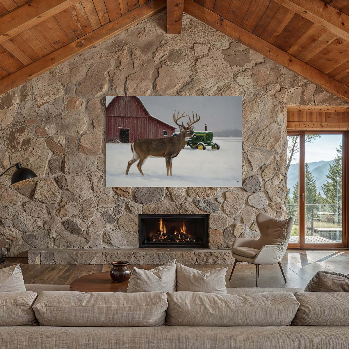 Winter Tractor Buck