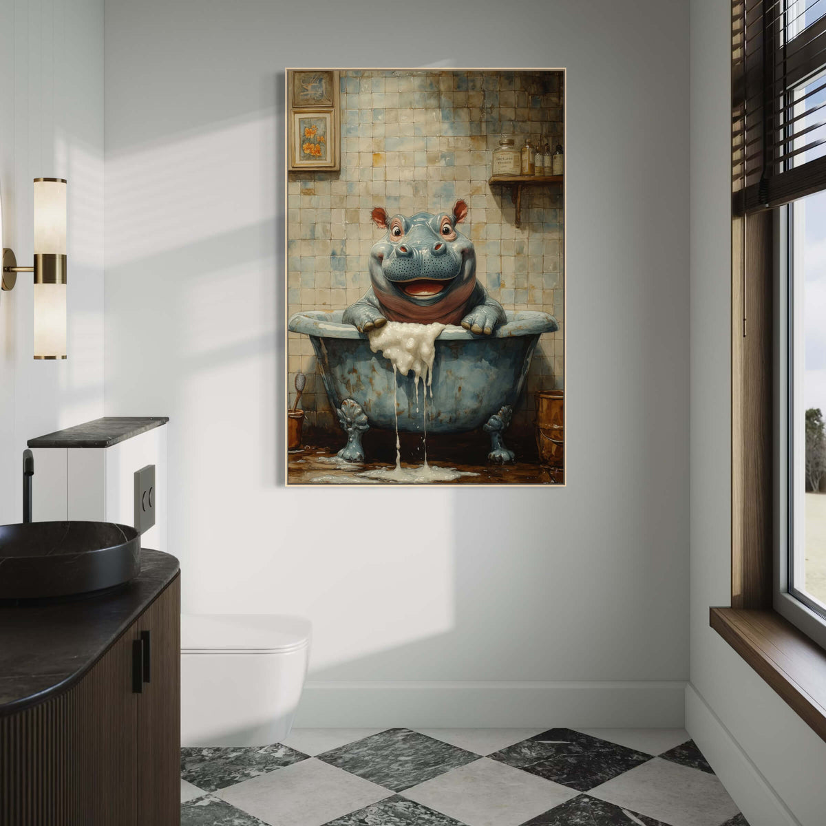 Happy Hippo's Bath