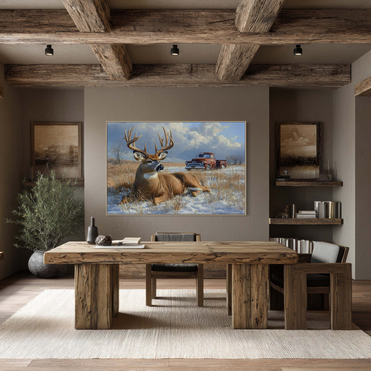Winter Rustic Trophy