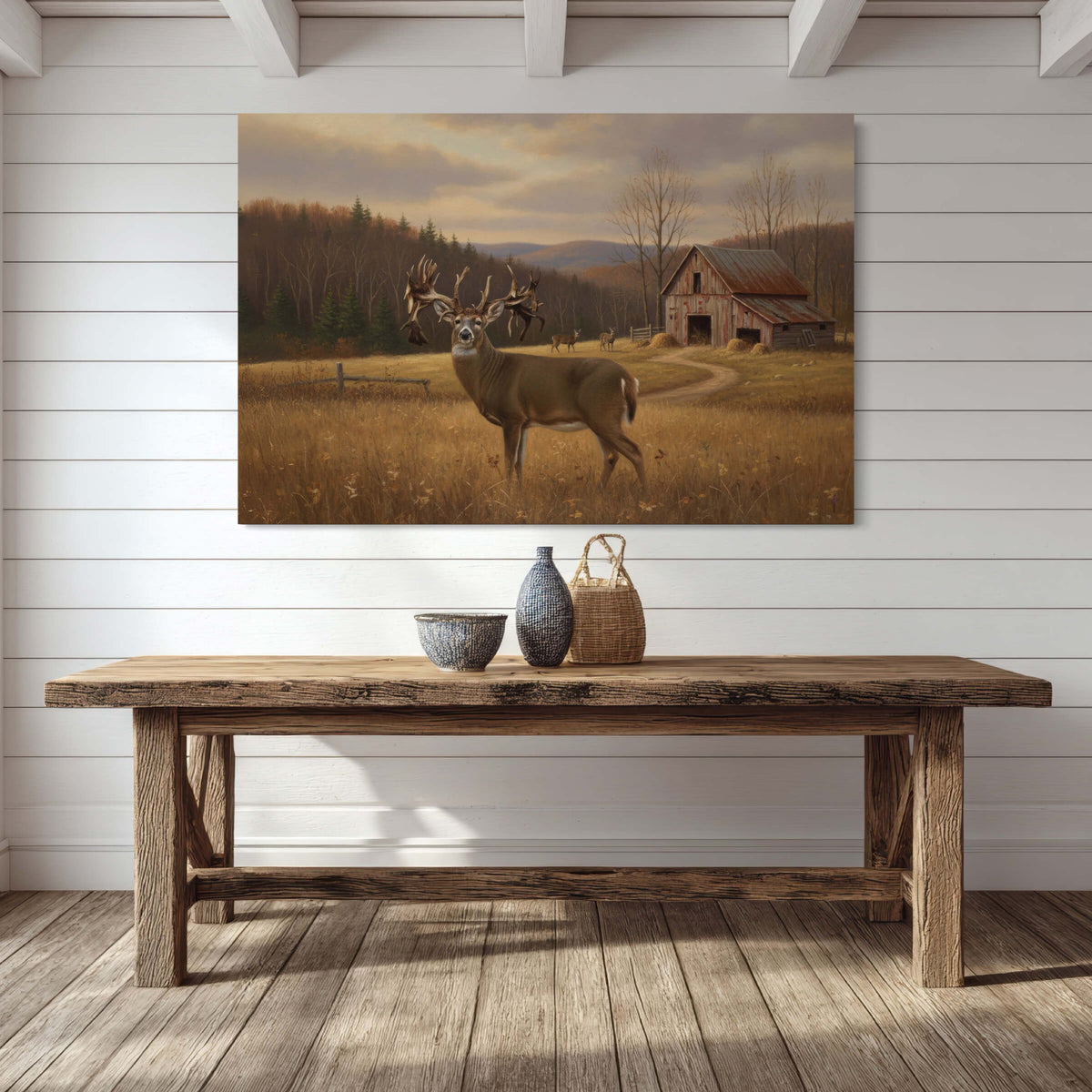 Twilight Barn Buck