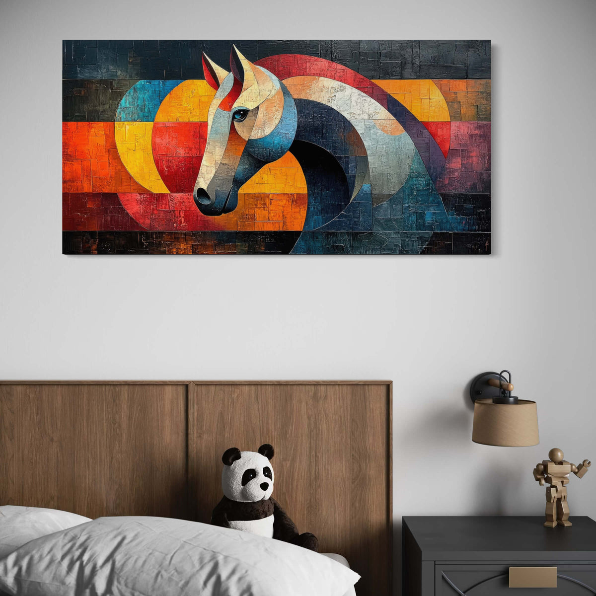 Abstract Equine Horse