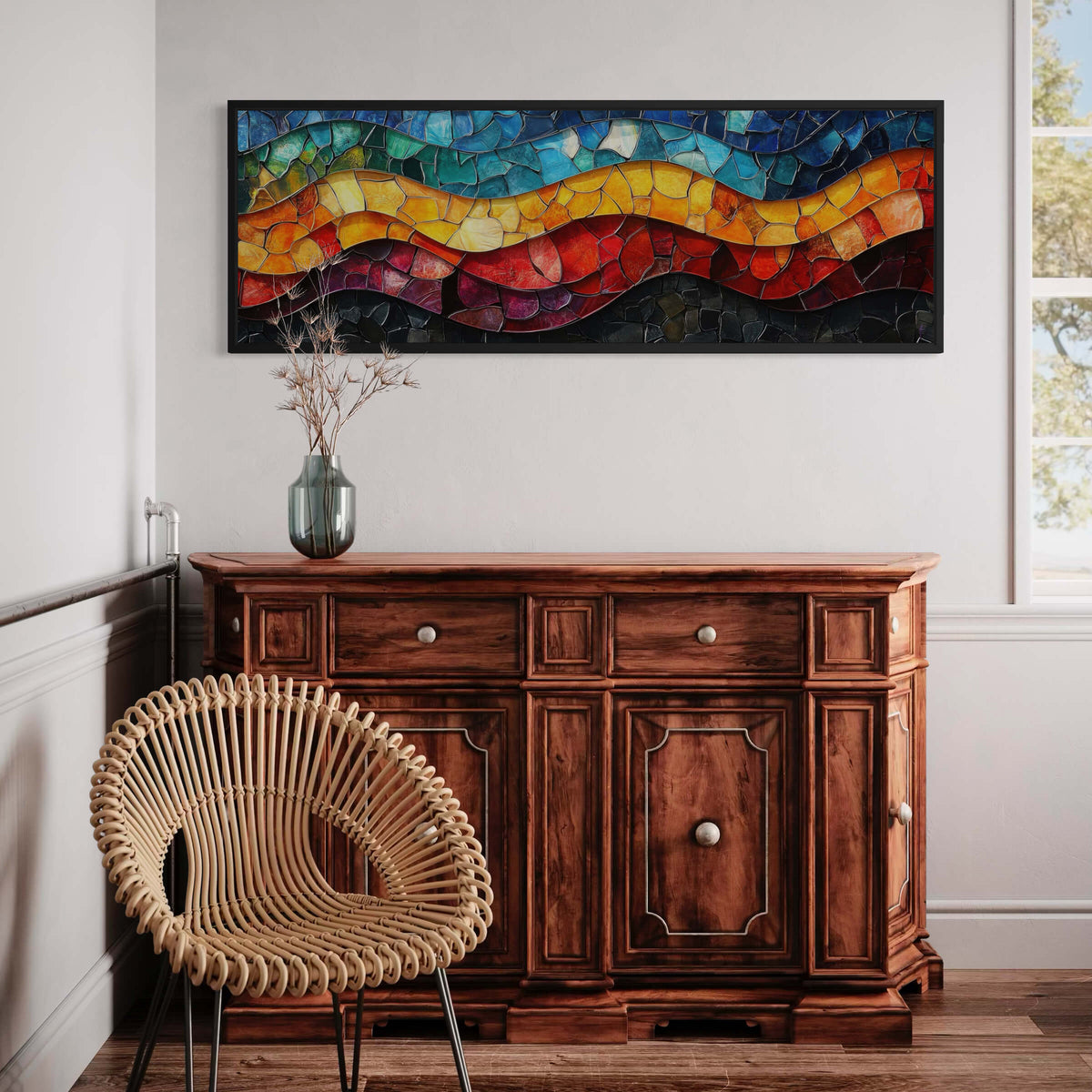 Waves of Fractured Color