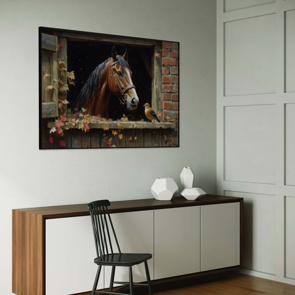 Quiet Conversation Horse
