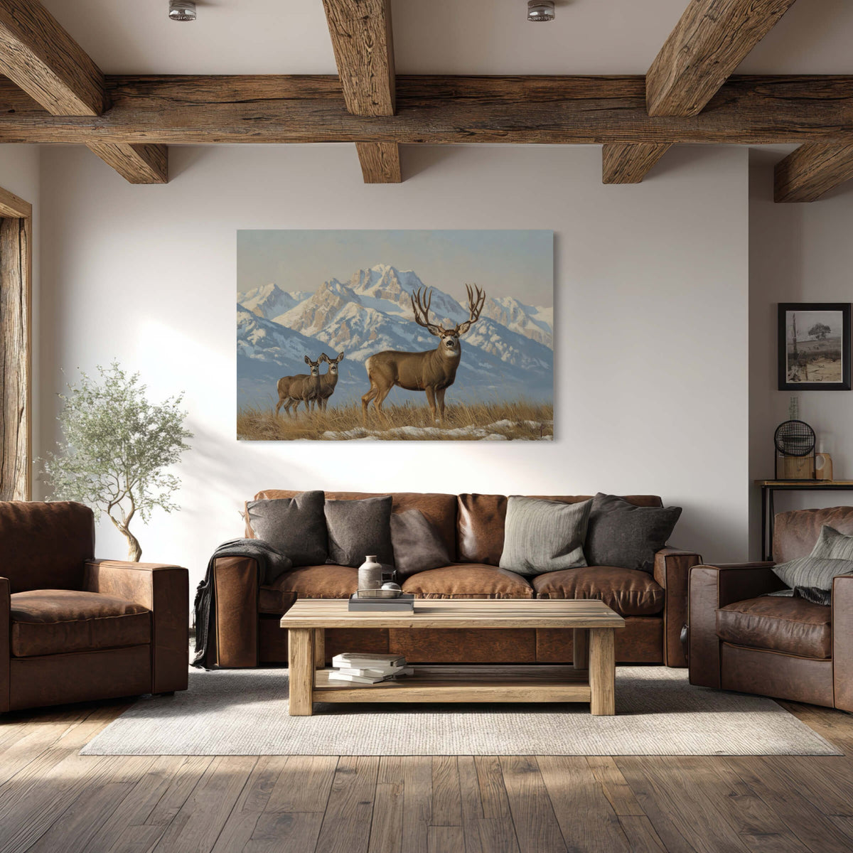 Majestic Buck and Companions
