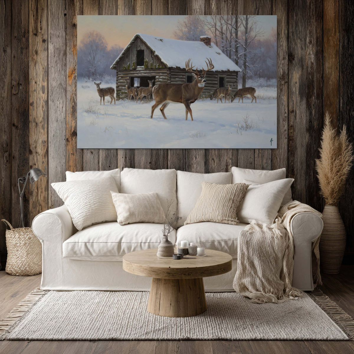 Winter Cabin Majesty