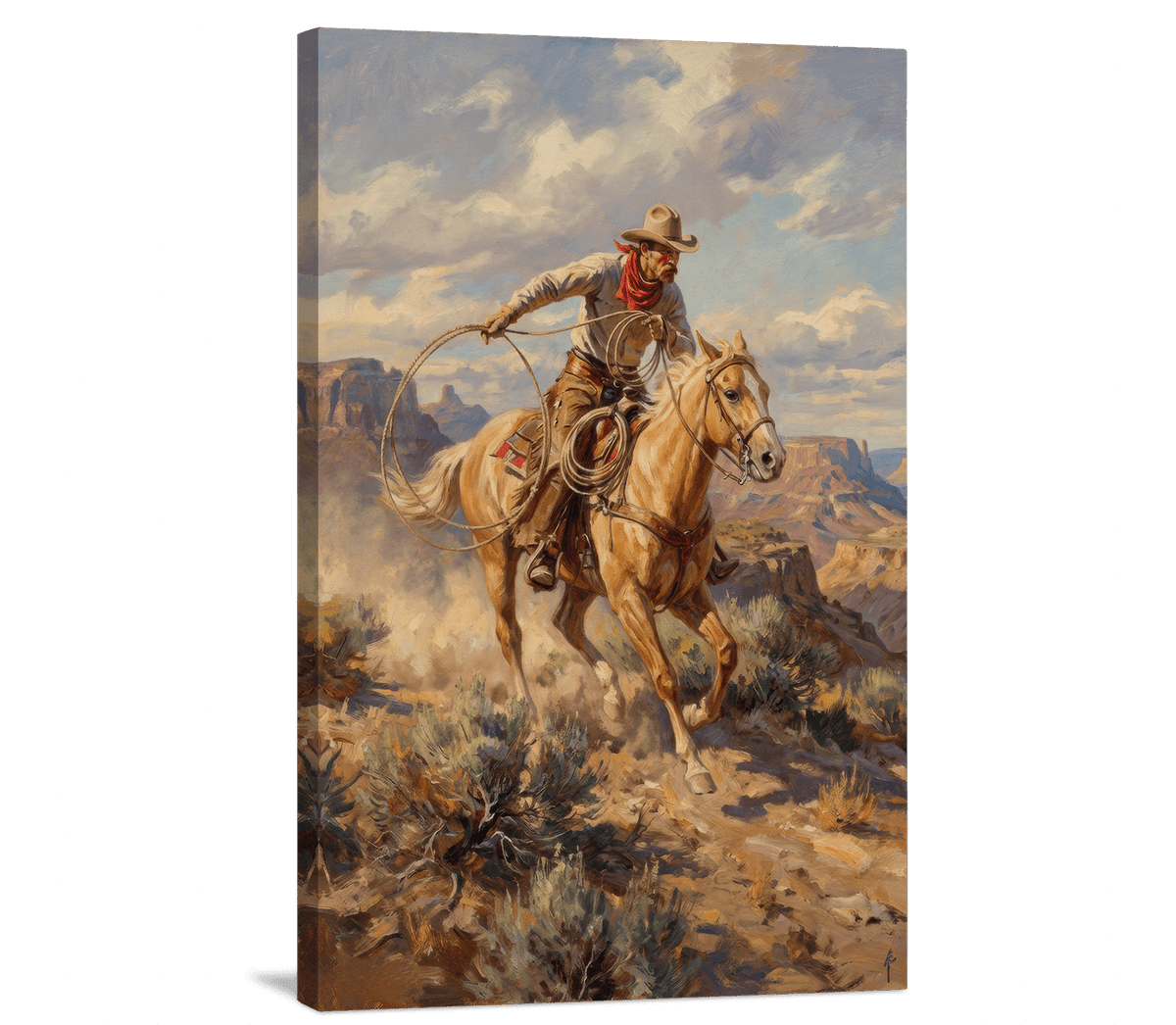 Cowboy at Full Speed
