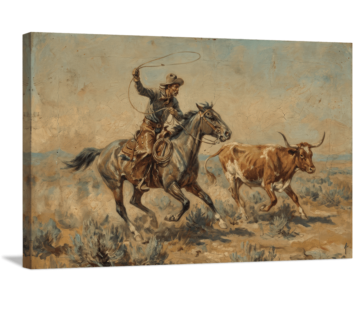Roping the Longhorn