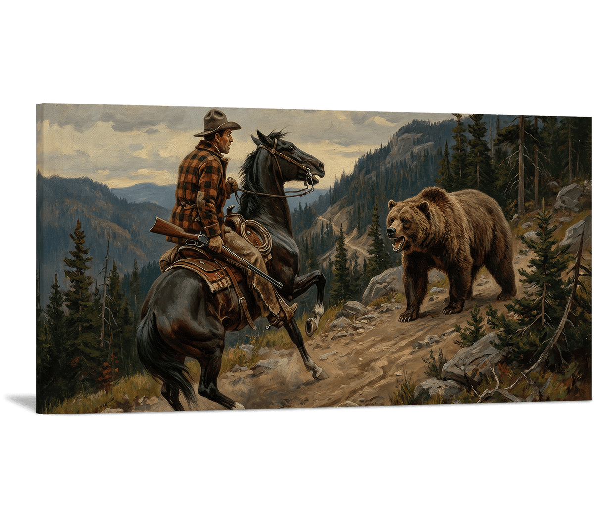 Grizzly Encounter at Close Range
