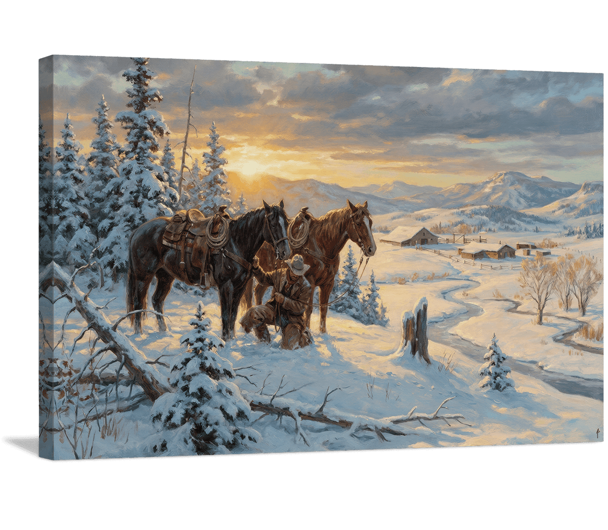 First Light Over the Homestead