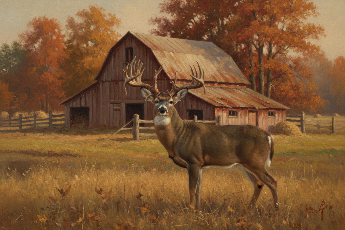 Autumn Barn Buck