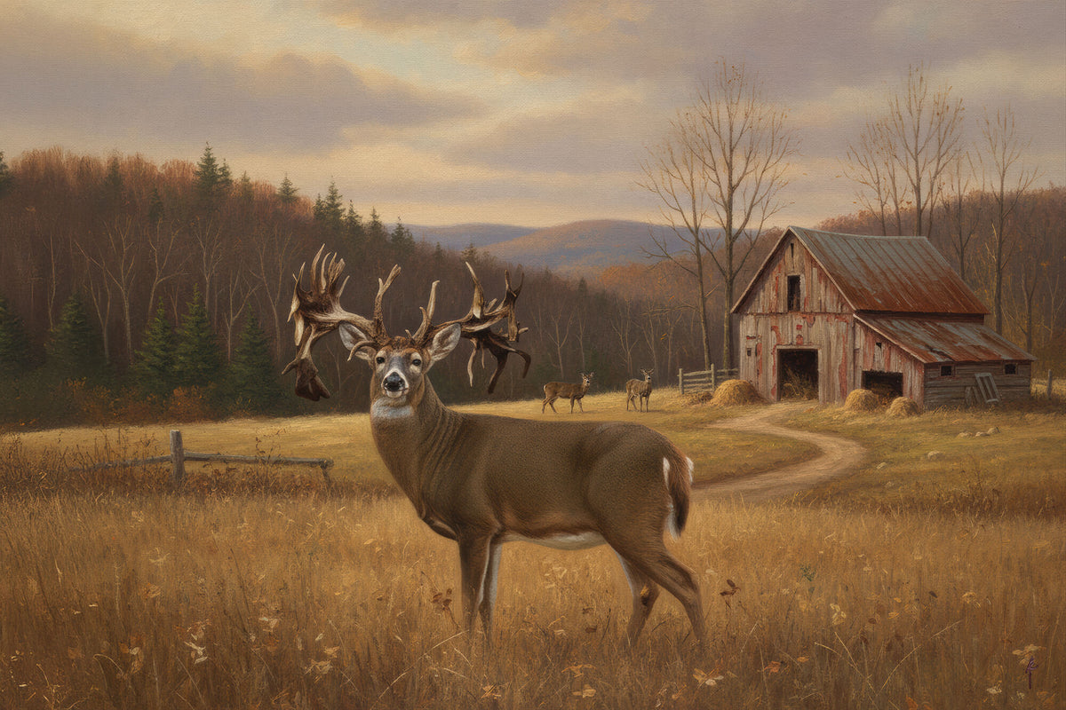 Twilight Barn Buck