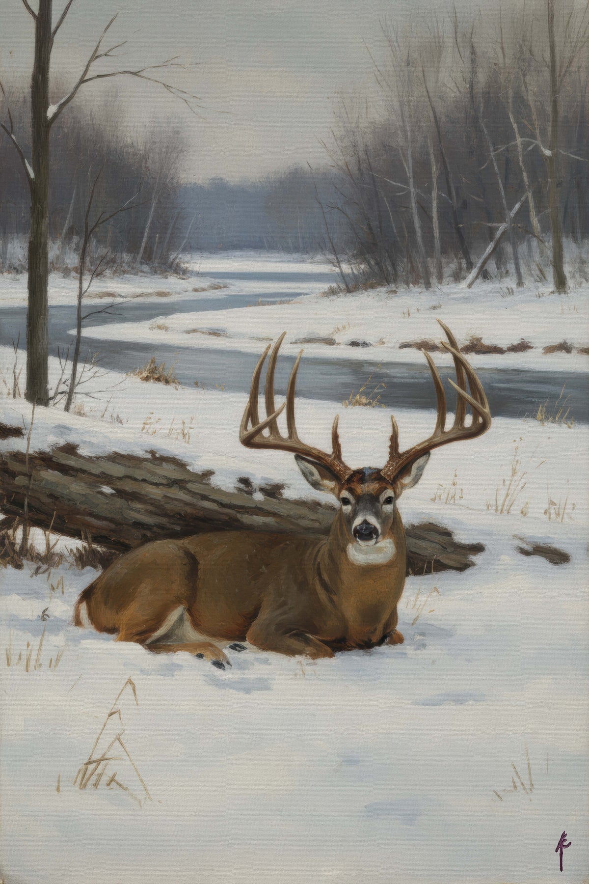 Winter Riverside Repose